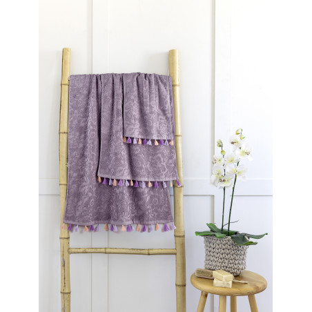 Σετ Πετσέτες 3 Τεμαχίων Nima Rosa Lilac 30x50,50x90,70x140