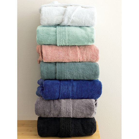 Μπουρνούζι με Κουκούλα Palamaiki Classic Black Small