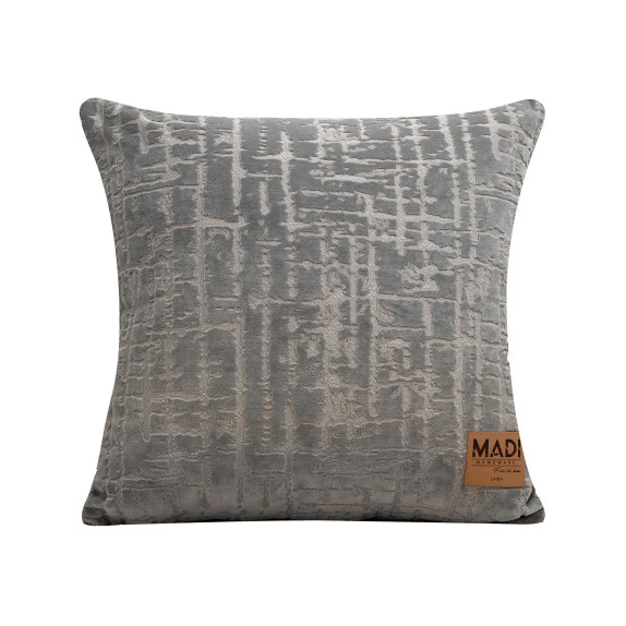 Διακοσμητική Μαξιλαροθήκη Madi Savanna Grey 45x45