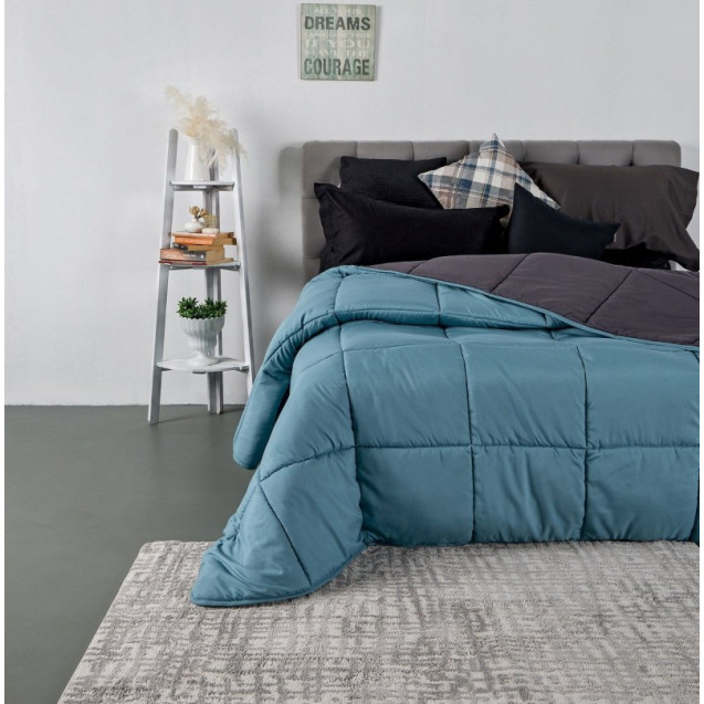 Πάπλωμα Μονό Sb Home ZermattPetrol 160x240