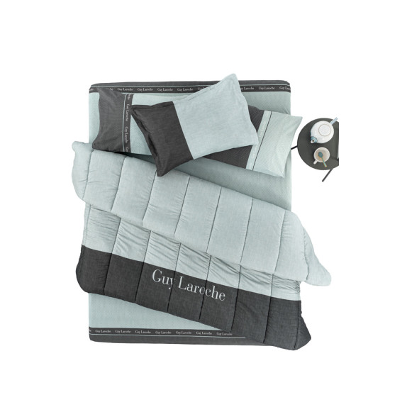 Πάπλωμα Υπέρδιπλο Guy Laroche Kent Aqua Grey 220x240