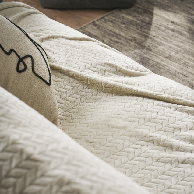 Ριχτάρι Διθέσιου Gofis Home Julien Cotton Beige...