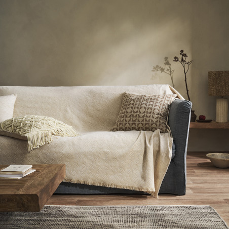 Ριχτάρι Τριθέσιου Gofis Home Olesia Dove Beige 125/06 220x310