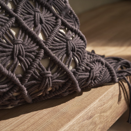 Μαξιλαροθήκη Διακόσμησης Gofis Home Sahara Volcanic Grey 193/48 45x45