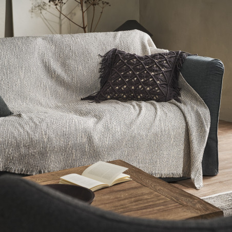 Ριχτάρι Πολυθρόνας Gofis Home Quina Beige/Black 238/14 180x180