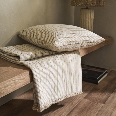 Ριχτάρι Τετραθέσιου Gofis Home Thyra Grain Beige 273/04 180x350