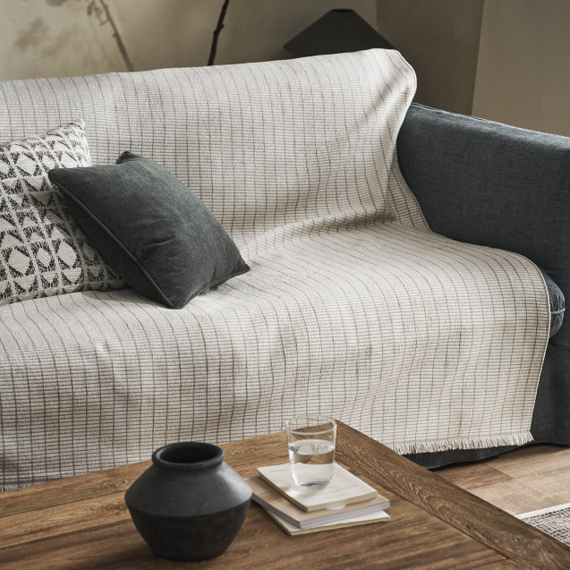 Ριχτάρι Τριθέσιου Gofis Home Thyra Beige/Grey...