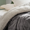 Κουβερτοπάπλωμα Μονό με Γούνα Gofis Home Teddy Mystic Grey 407/48 170x220