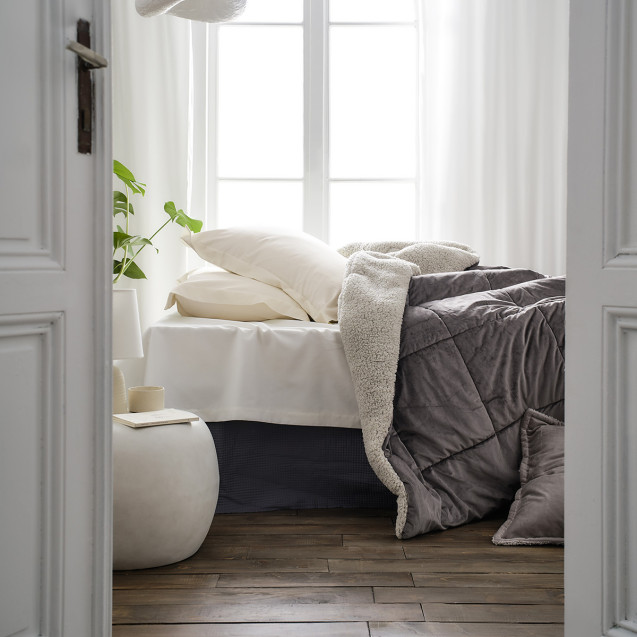 Κουβερτοπάπλωμα Μονό με Γούνα Gofis Home Teddy...