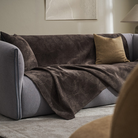 Ριχτάρι Πολυθρόνας Gofis Home Nimbus Dark Chocolate 447/41 180x180