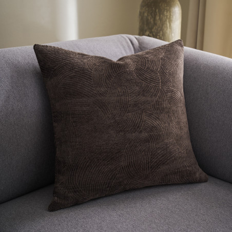 Μαξιλαροθήκη Διακόσμησης Gofis Home Nimbus Dark Chocolate 447/41 50x50