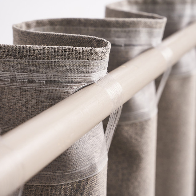 Κουρτίνα με σιρίτι Gofis Home Magna Grey 495/15...