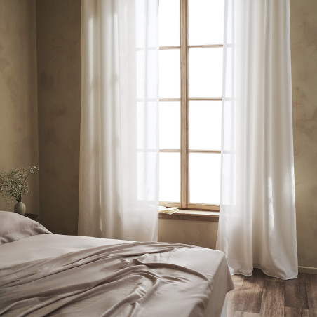 Κουρτίνα Με Τρουκς Gofis Home Maisy White 507/05 140x280