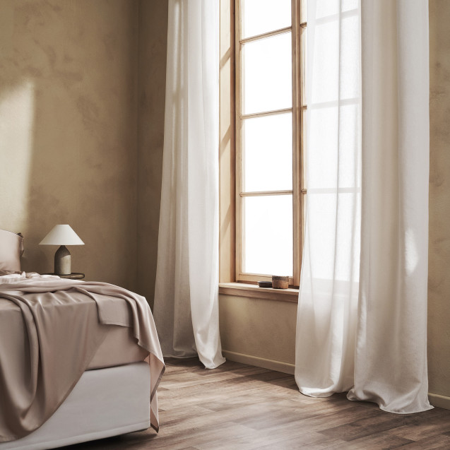 Κουρτίνα με σιρίτι Gofis Home Maisy Beige...