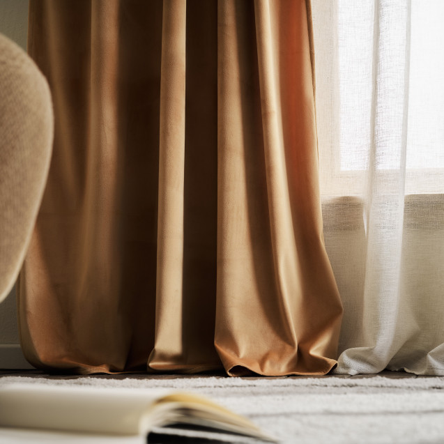 Κουρτίνα με σιρίτι Gofis Home Winter Rattan...