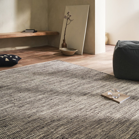 Χαλί Gofis Home Ozell Graphite Black 934 130x190