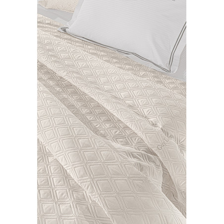 Σετ Κουβερλί King Size 3 Τεμαχίων Guy Laroche Honour Ivory 240x250