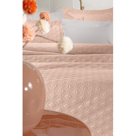 Σετ Κουβερλί King Size 3 Τεμαχίων Guy Laroche Honour Old Pink 240x250