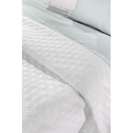 Σετ Κουβερλί King Size 3 Τεμαχίων Guy Laroche Honour White 240x250