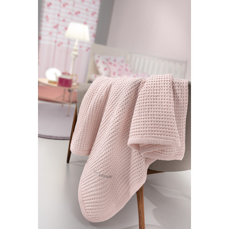 Κουβέρτα Κούνιας Πικέ Guy Laroche Bebe Bella Pinky 110x130