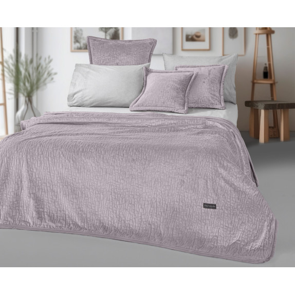 Σετ Κουβέρτα Βελουτέ Ημίδιπλη και Μαξιλαροθήκη...