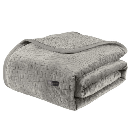 Σετ Κουβέρτα Βελουτέ Μονή και Μαξιλαροθήκη Διακόσμησης Guy Laroche Bolzano Vison 160x220