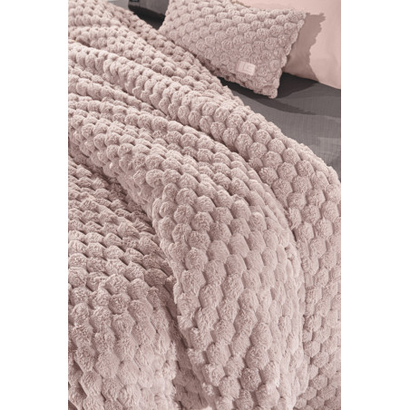 Κουβέρτα Γούνινη Υπέρδιπλη Guy LarocheElixir Old Pink 260x240