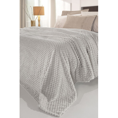 Σετ Κουβέρτα Fleece Υπέρδιπλη και Μαξιλαροθήκη Διακόσμησης Guy Laroche Smoothie Elephant 220x240