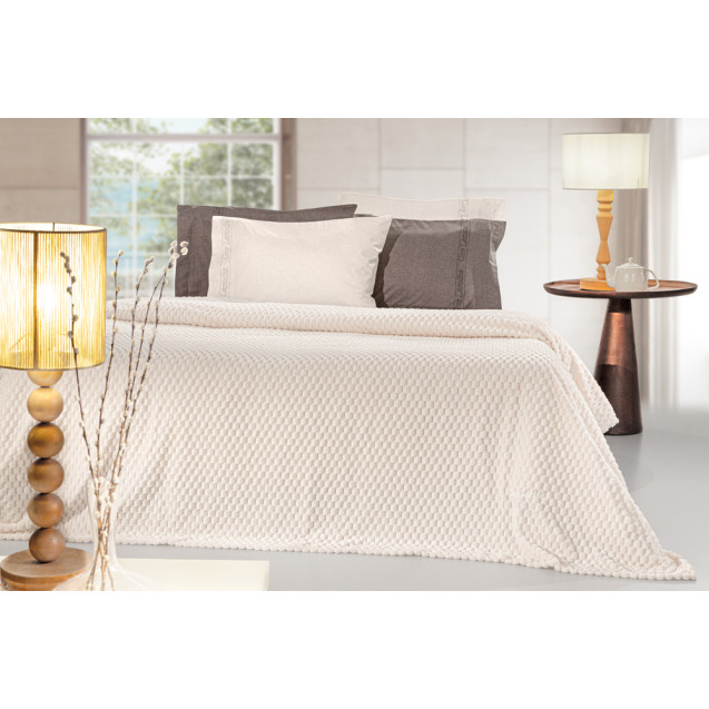 Σετ Κουβέρτα Fleece Υπέρδιπλη και Μαξιλαροθήκη...