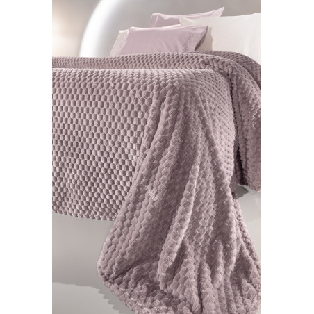 Σετ Κουβέρτα Fleece Μονή και Μαξιλαροθήκη Διακόσμησης Guy Laroche Smoothie Melanze 160x220