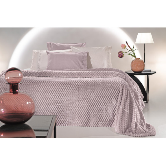 Σετ Κουβέρτα Fleece Υπέρδιπλη και Μαξιλαροθήκη...