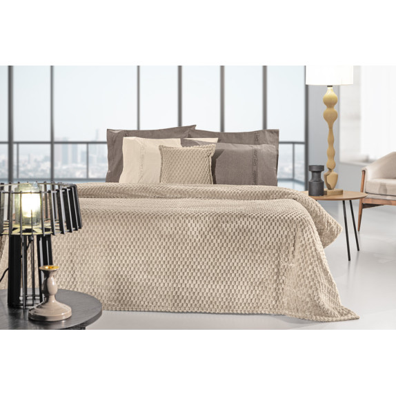 Σετ Κουβέρτα Fleece Υπέρδιπλη και Μαξιλαροθήκη...