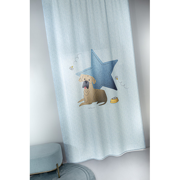 Κουρτίνα Guy Laroche Paw Ciel 145x270