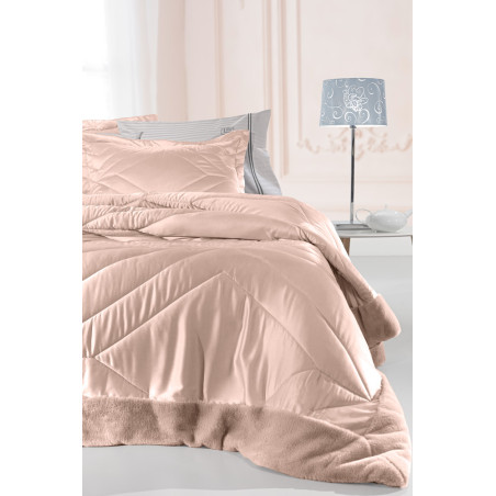 Σετ Πάπλωμα King Size 3 Τεμαχίων Guy Laroche Columbia Old Pink 250x240