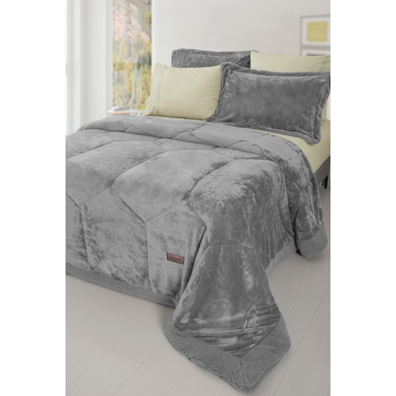 Κουβερτοπάπλωμα Υπέρδιπλο Guy Laroche Prisma Silver 220x240