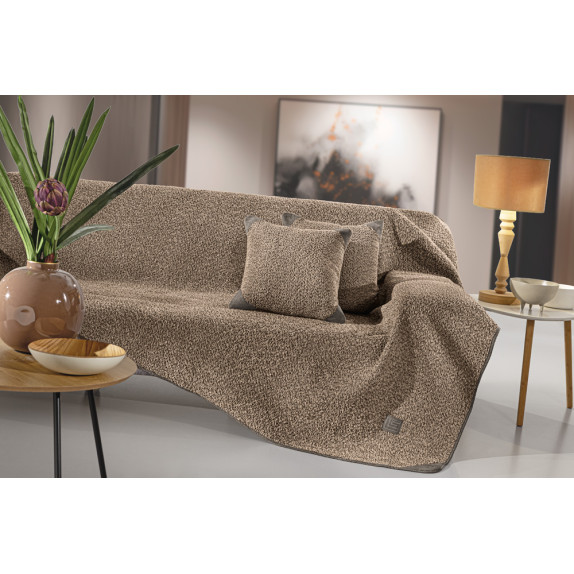 Ριχτάρι Πολυθρόνας Guy Laroche Lama Taupe 170x150