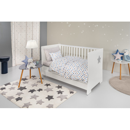 Σετ Σεντόνια Κούνιας 3 Τεμαχίων Guy Laroche Cosmos Sky 115x170