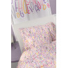 Σετ Σεντόνια Κούνιας 3 Τεμαχίων Guy Laroche Letters Pink 115x170