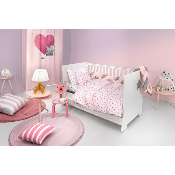 Σετ Σεντόνια Κούνιας 3 Τεμαχίων Guy Laroche Paw Pinky...