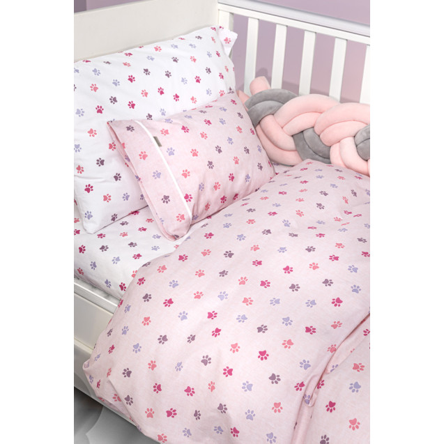 Σετ Σεντόνια Κούνιας 3 Τεμαχίων Guy Laroche Paw...