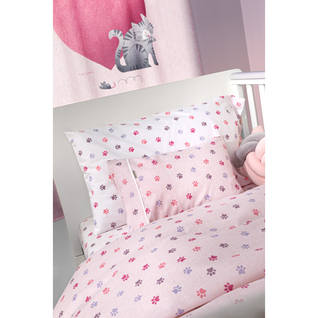 Σετ Σεντόνια Κούνιας 3 Τεμαχίων Guy Laroche Paw...