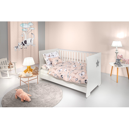 Σετ Σεντόνια Κούνιας 3 Τεμαχίων Guy Laroche Zootopia Cameo 115x170