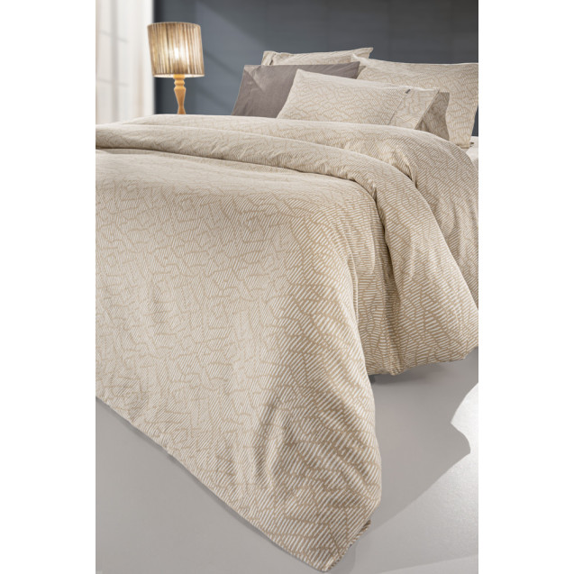 Σετ Σεντόνια Φανελένια King Size 4 Τεμαχίων Guy...