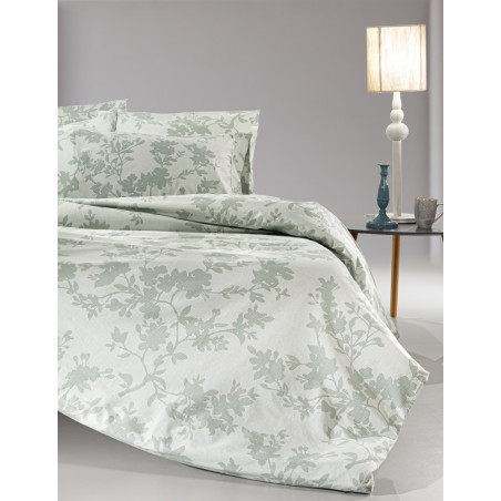 Σετ Σεντόνια Υπέρδιπλα 4 Τεμαχίων Guy Laroche Christy Aqua Grey 240x265