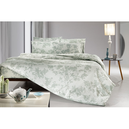 Σετ Σεντόνια King Size 4 Τεμαχίων Guy LarocheChristy Aqua Grey 270x265