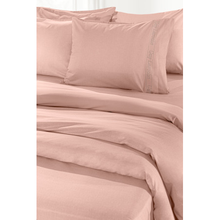 Σεντόνι Ημίδιπλο με Λάστιχο Guy Laroche Color Plus Coral 120x200+32