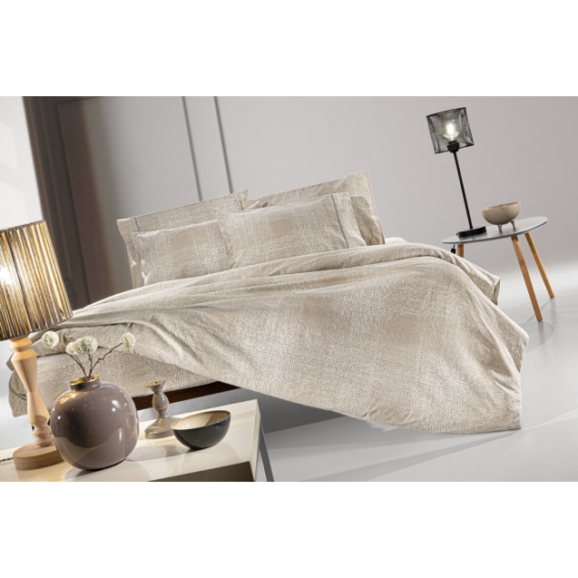 Σετ Σεντόνια Φανελένια King Size 4 Τεμαχίων Guy...