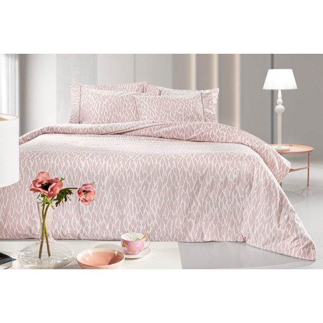 Σετ Σεντόνια Φανελένια Υπέρδιπλα με Λάστιχο 4...