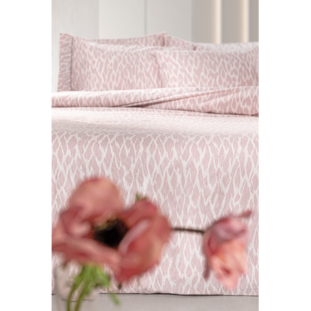 Σετ Σεντόνια Φανελένια King Size 4 Τεμαχίων Guy Laroche Magma Dusty Pink 270x265