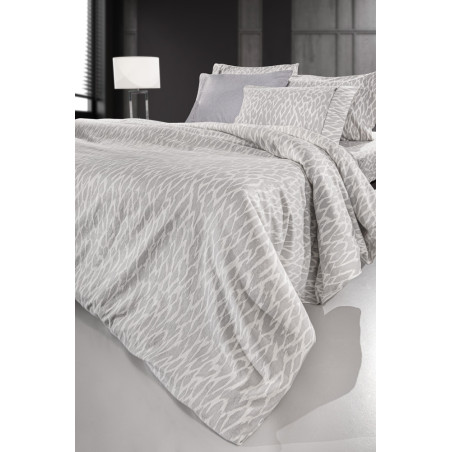 Σετ Σεντόνια Φανελένια King Size 4 Τεμαχίων Guy Laroche Magma Silver 270x265